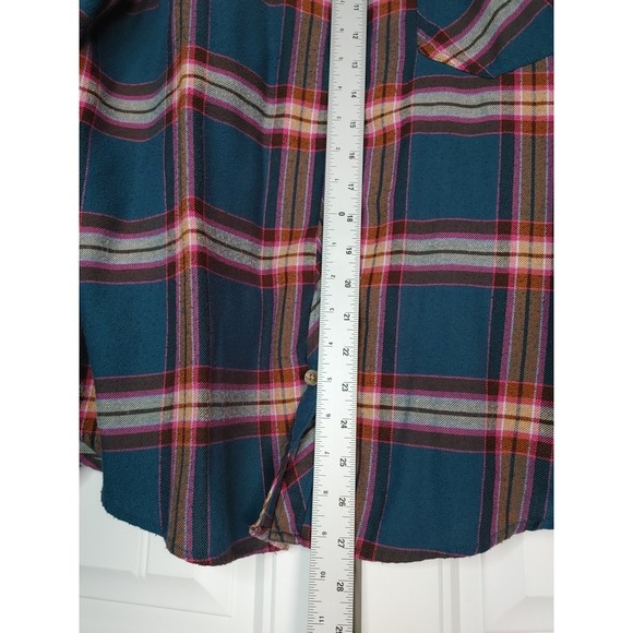 Maurice's Plaid Lot Of 2 Button Up Long Sleeve Shirts Women's XL Western Cowgirl - Picture 5 of 10